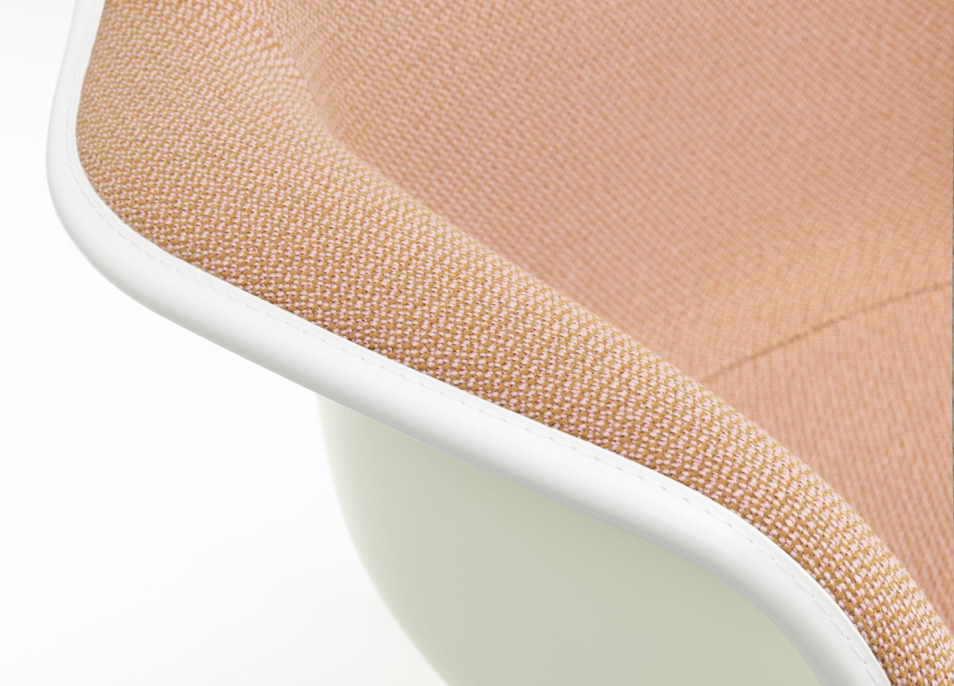 Eames Plastic Armchair RAR Fauteuil à bascule Entièrement rembourré Vitra