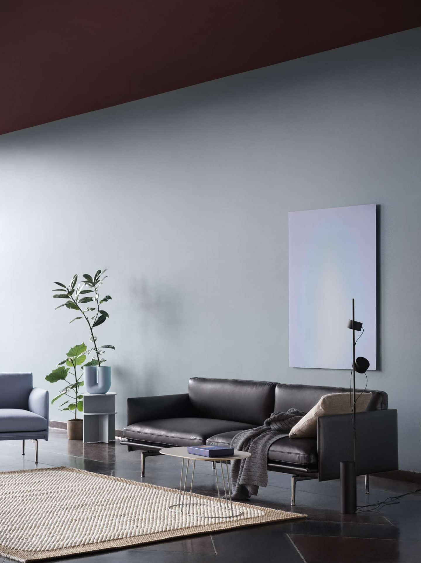 Ample Throw Plafond   Gris foncé Muuto
