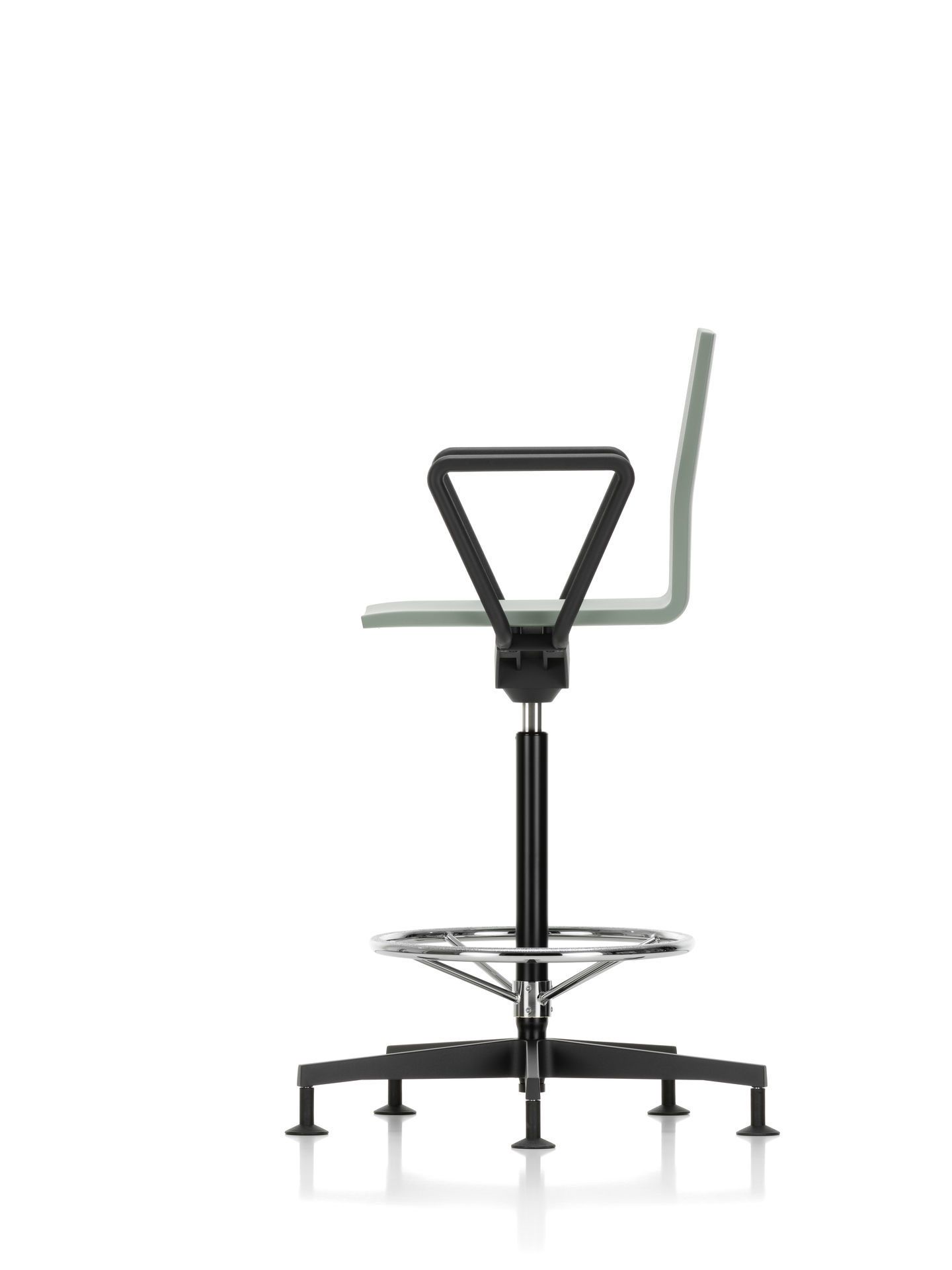 .04 Chaise de comptoir Chaise Visiteur avec Accoudoirs Vitra