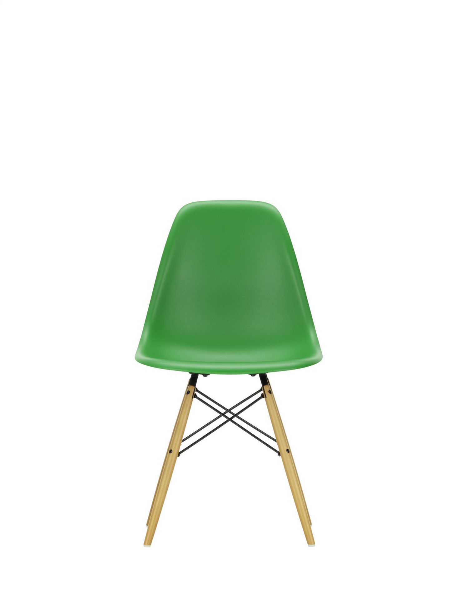 Eames Plastic Side Chair DSW Chaise Vitra Frêne Couleur miel - Rose tendre