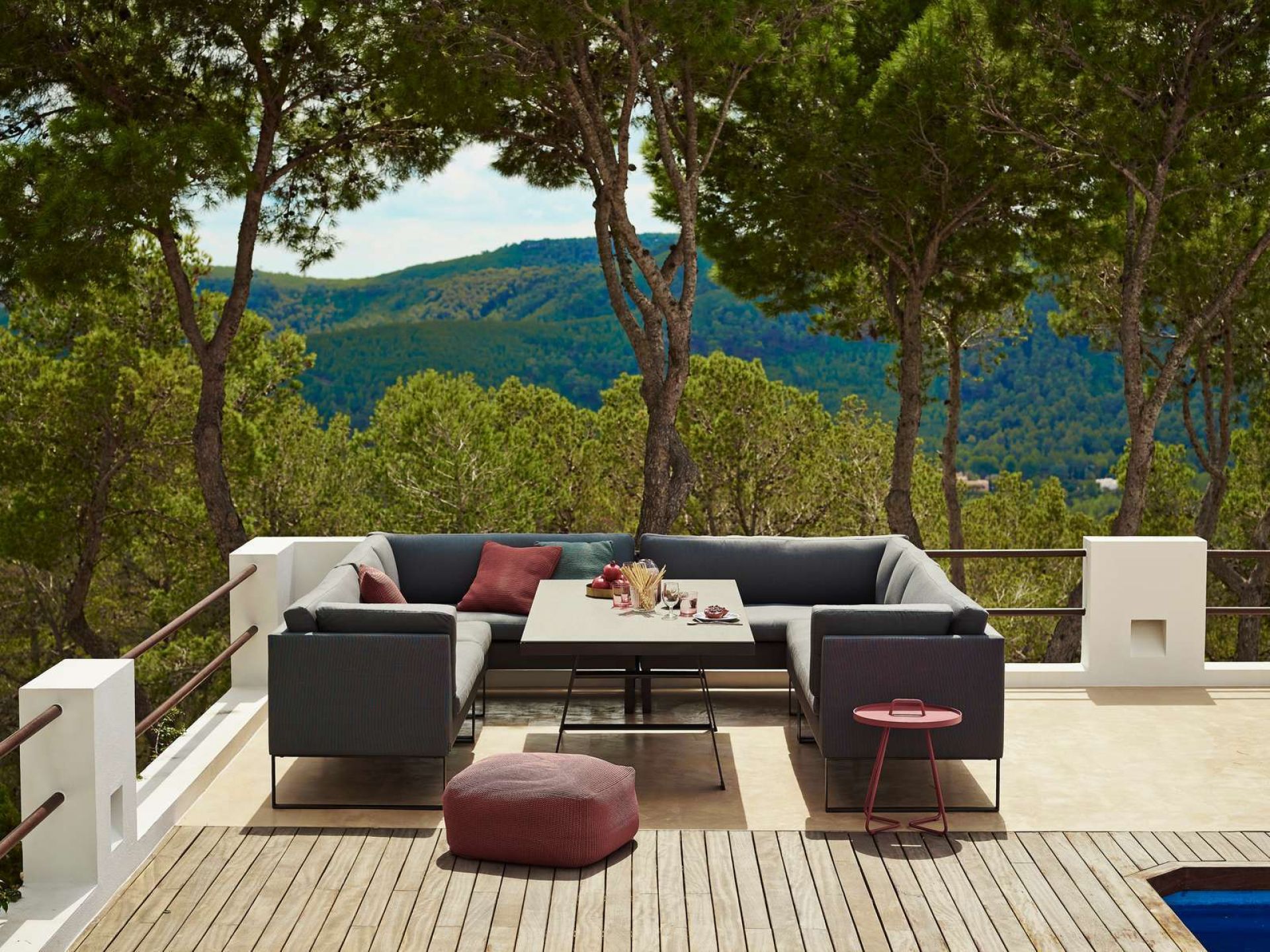 Flex Outdoor canapé 2 places droite Cane-Line