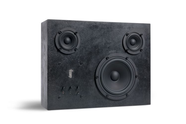 Haut-parleur en acier Transparent Haut-parleur en acier Transparent