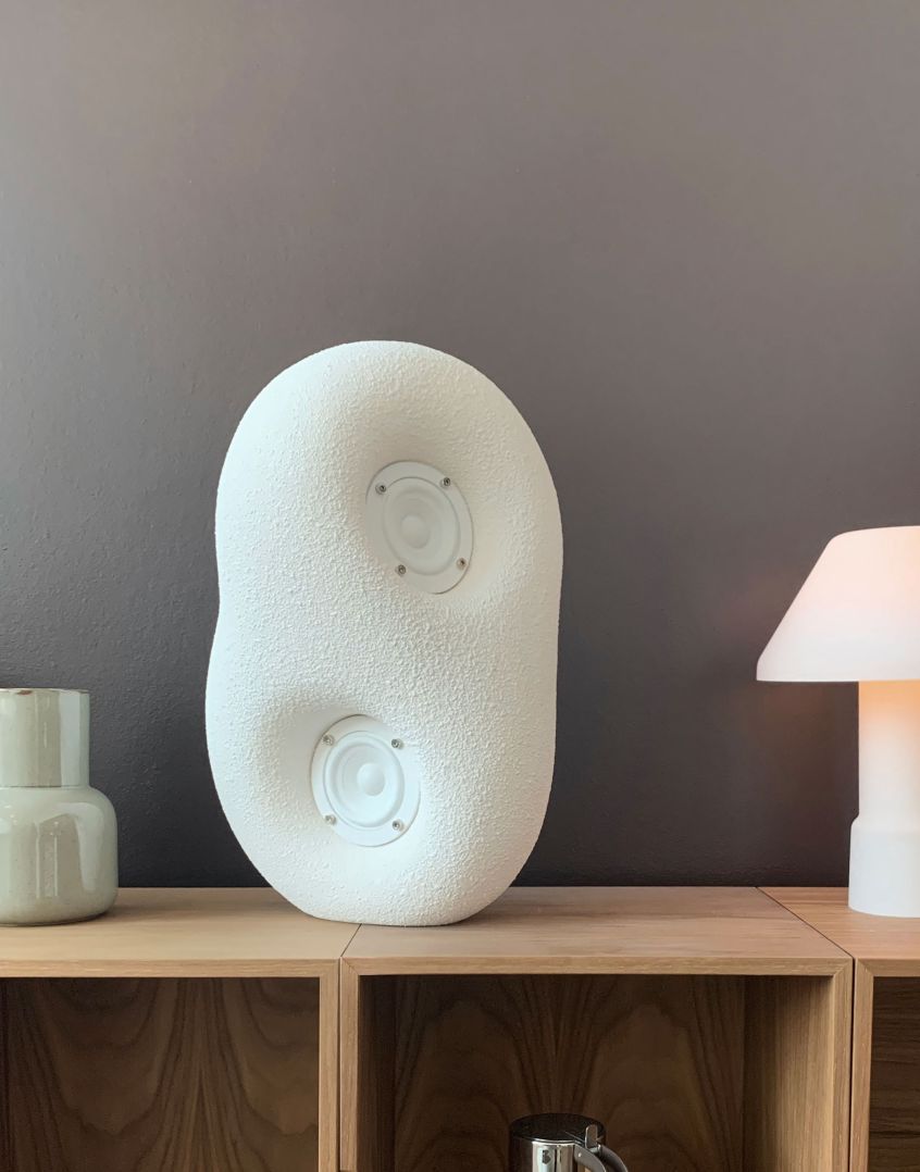 Sculpture acoustique Haut-parleur Transparent