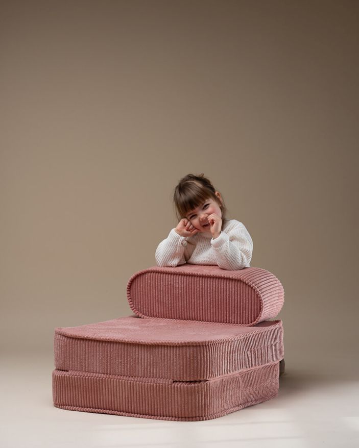 Fauteuil pliant pour enfants Wigiwama Pink Mousse