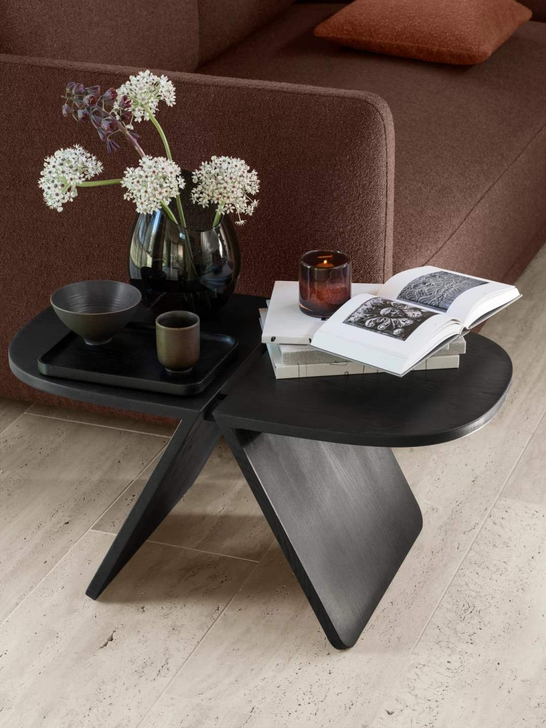Avio Table d'appoint L 80 x P 43 x H 38 cm Blomus