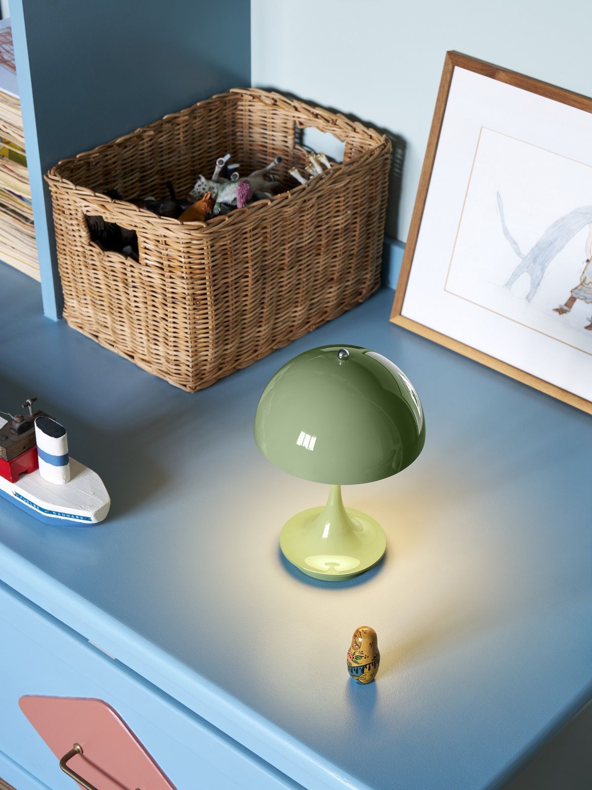 Panthella 160 Portable V3 Lampe de table à LED rechargeable Intérieur/Extérieur Louis Poulsen 