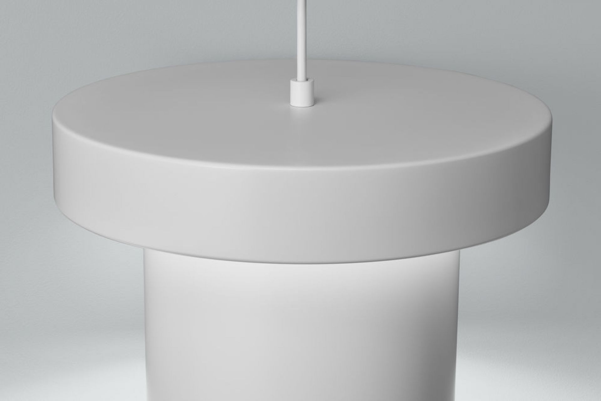A201 Pendant light Lampe de suspendue Artek Blanc - Laiton