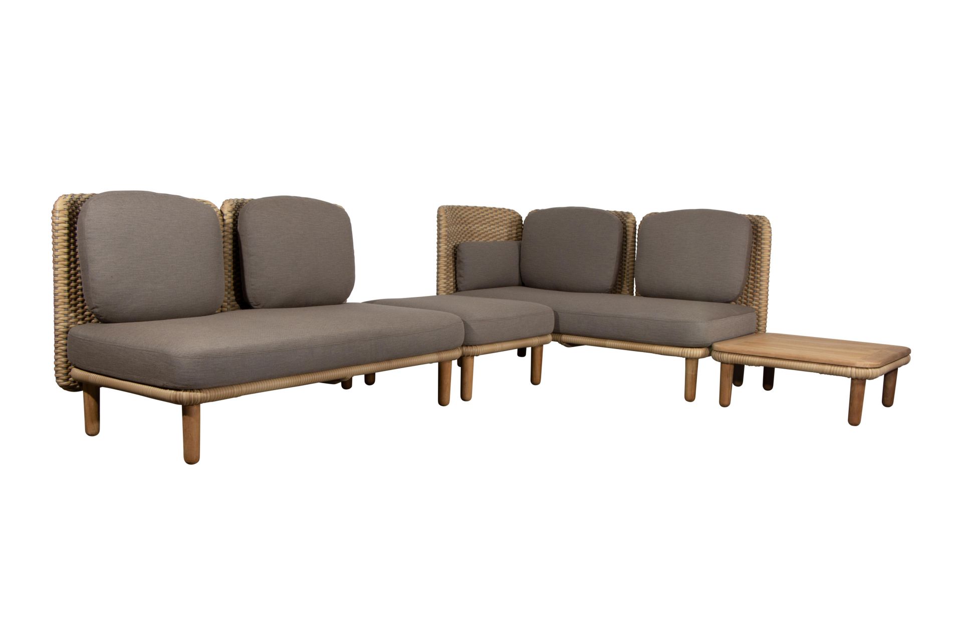 Arch Outdoor Table basse avec plateau en teck Cane-Line