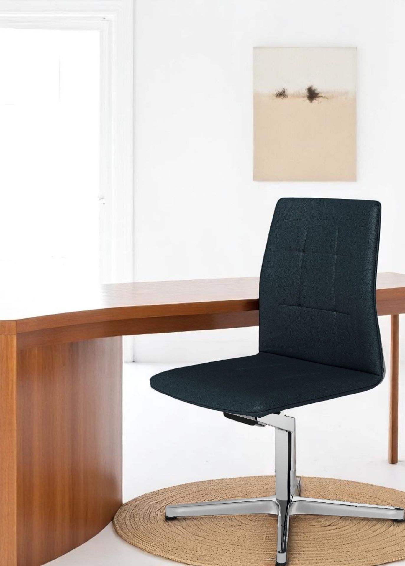 Leadchair Evo chaise pivotante / chaise de bureau à quatre pieds en étoile Walter Knoll 