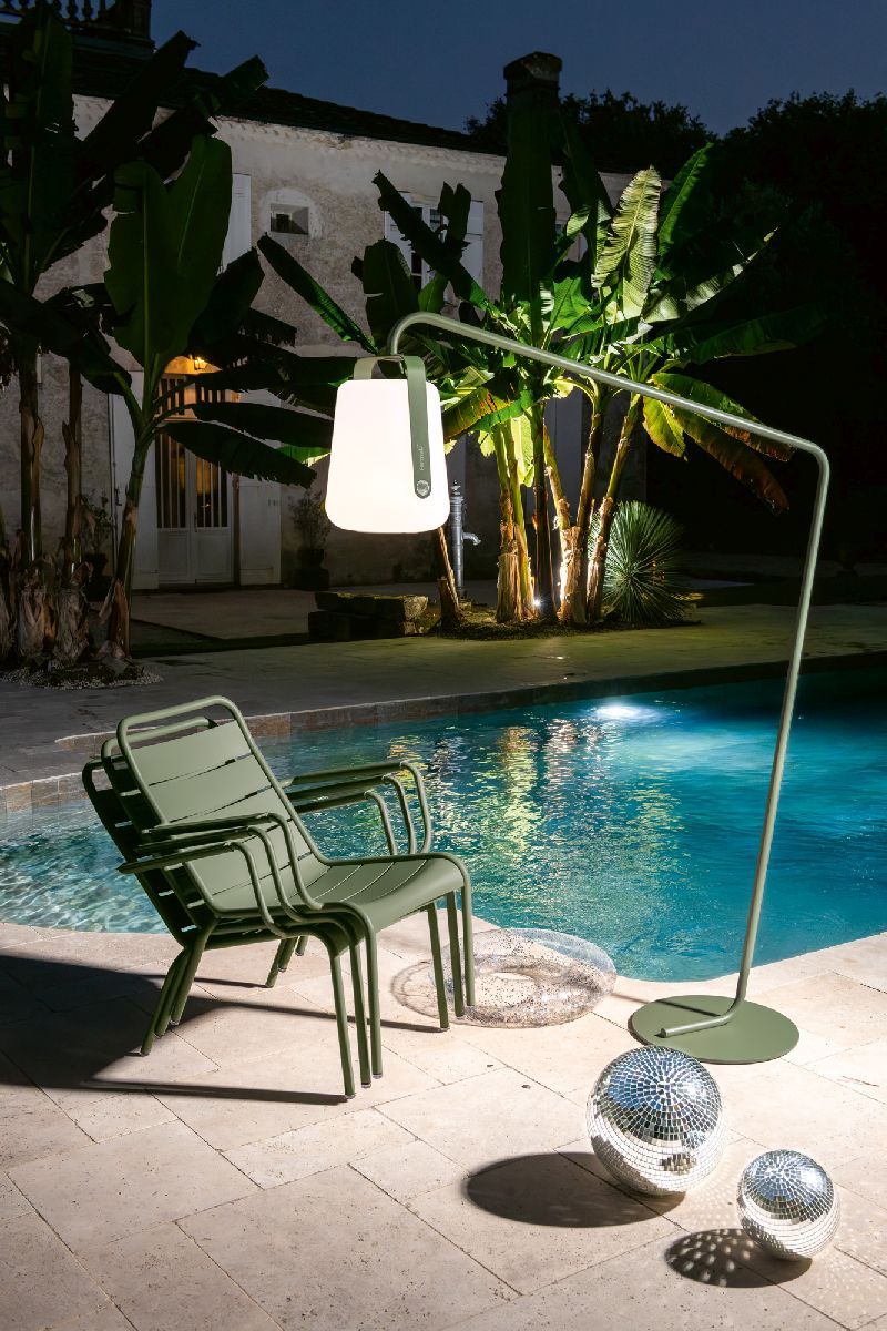 Balad 2 lampe de table H 38 cm Fermob gris argile