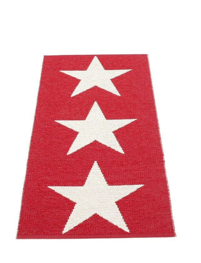 Viggo One Tapis synthétique 70x150 cm Pappelina Rouge