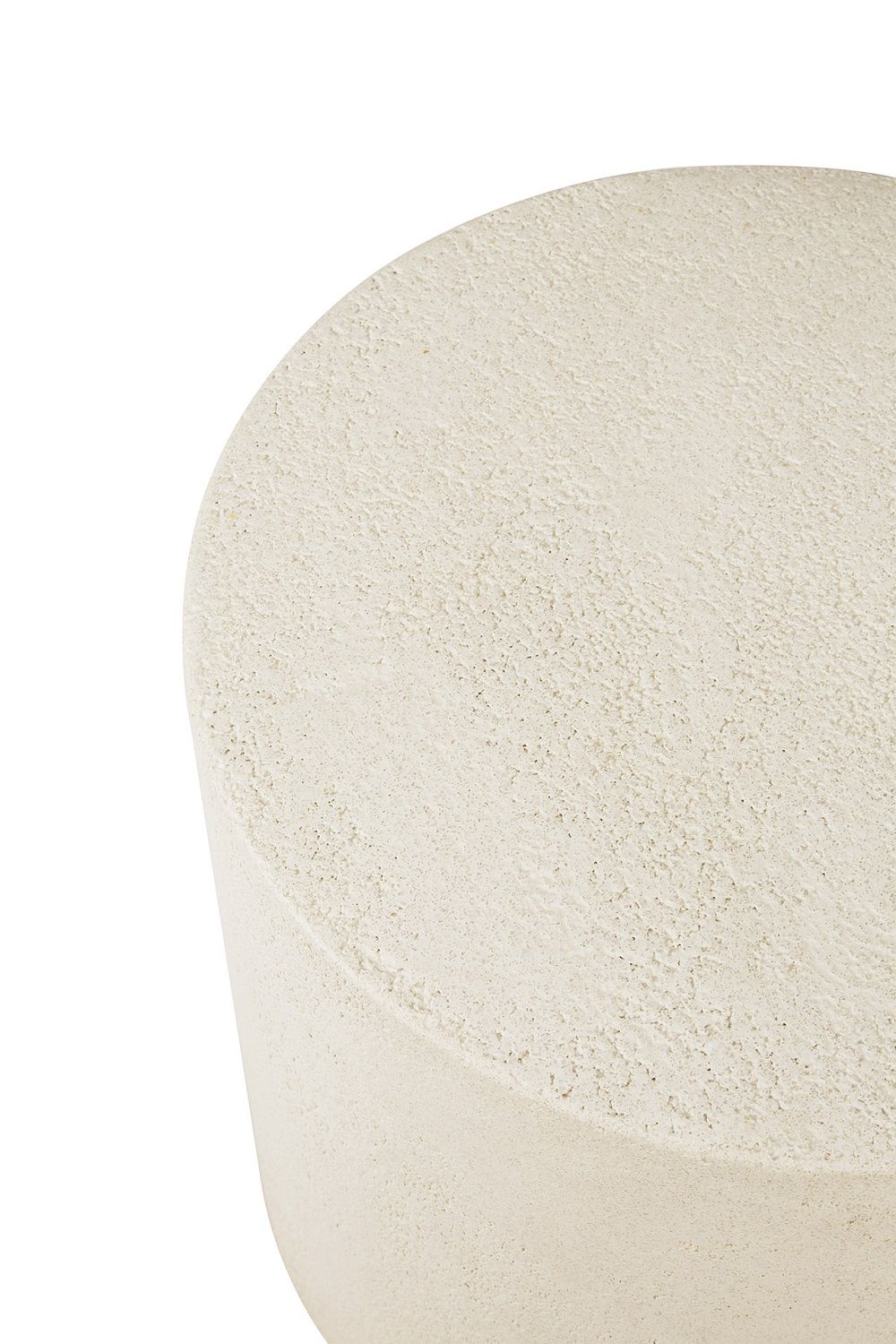 Elements Table basse Microcement Off White Rond Ethnicraft 