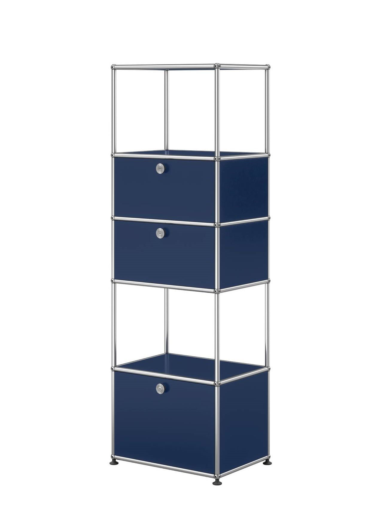 Étagère USM Haller avec cadre d'insertion M52 QUICK SHIP