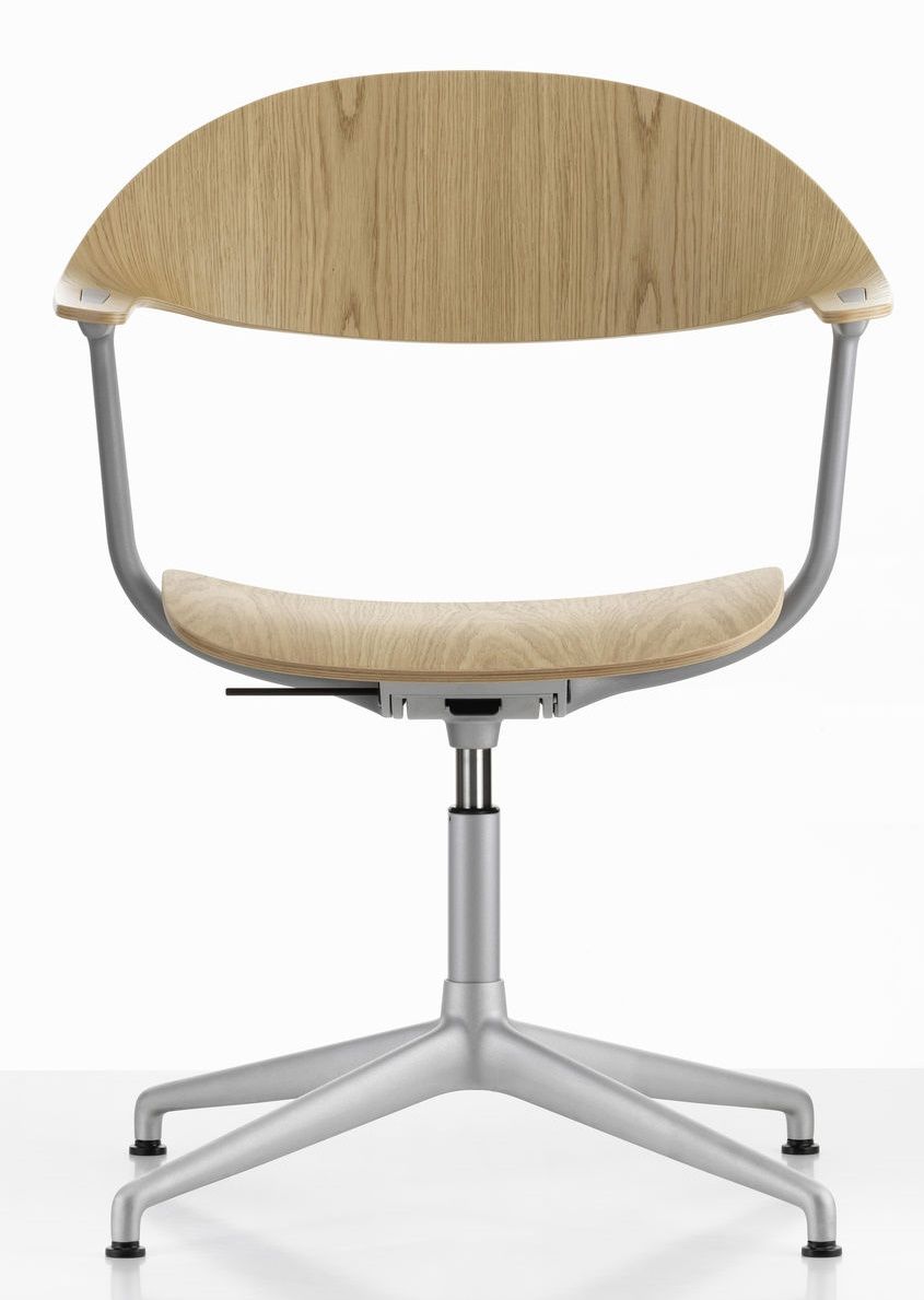 Mynt dossier et assise Plywood chaise de bureau Vitra