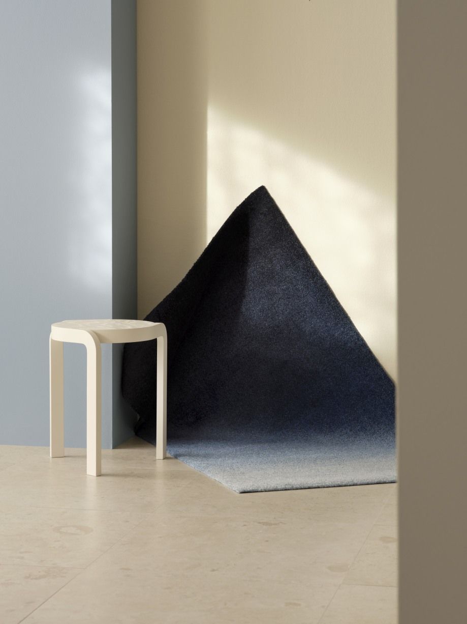 Tapis de sol Dis Indoor / Outdoor Bleu Heymat 