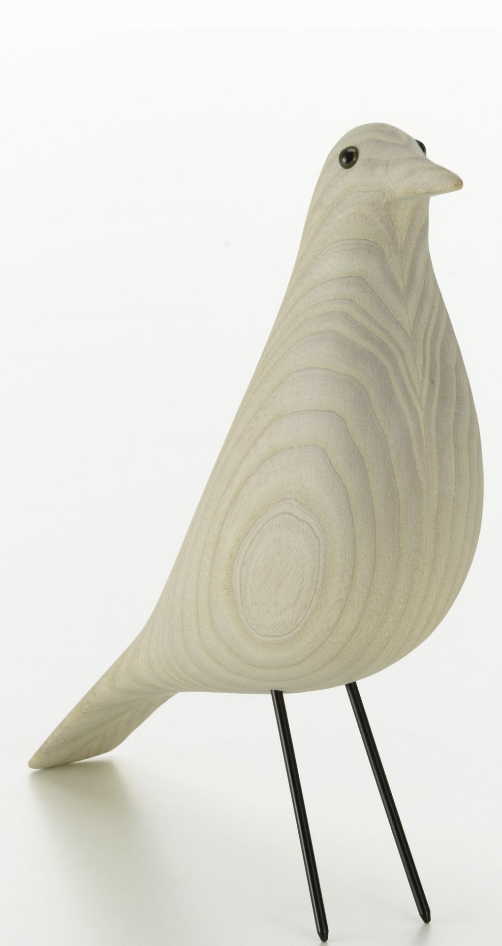 Eames House Bird sculpture frêne blanc huilé Vitra Nouvelle version