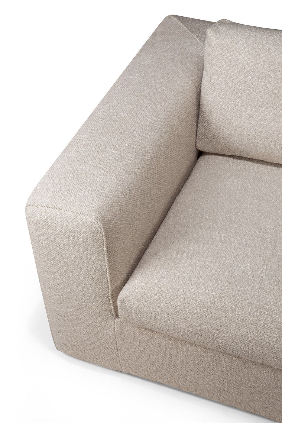 Canapé Mellow accoudoir gauche/droit Ivory tissu Ethnicraft 