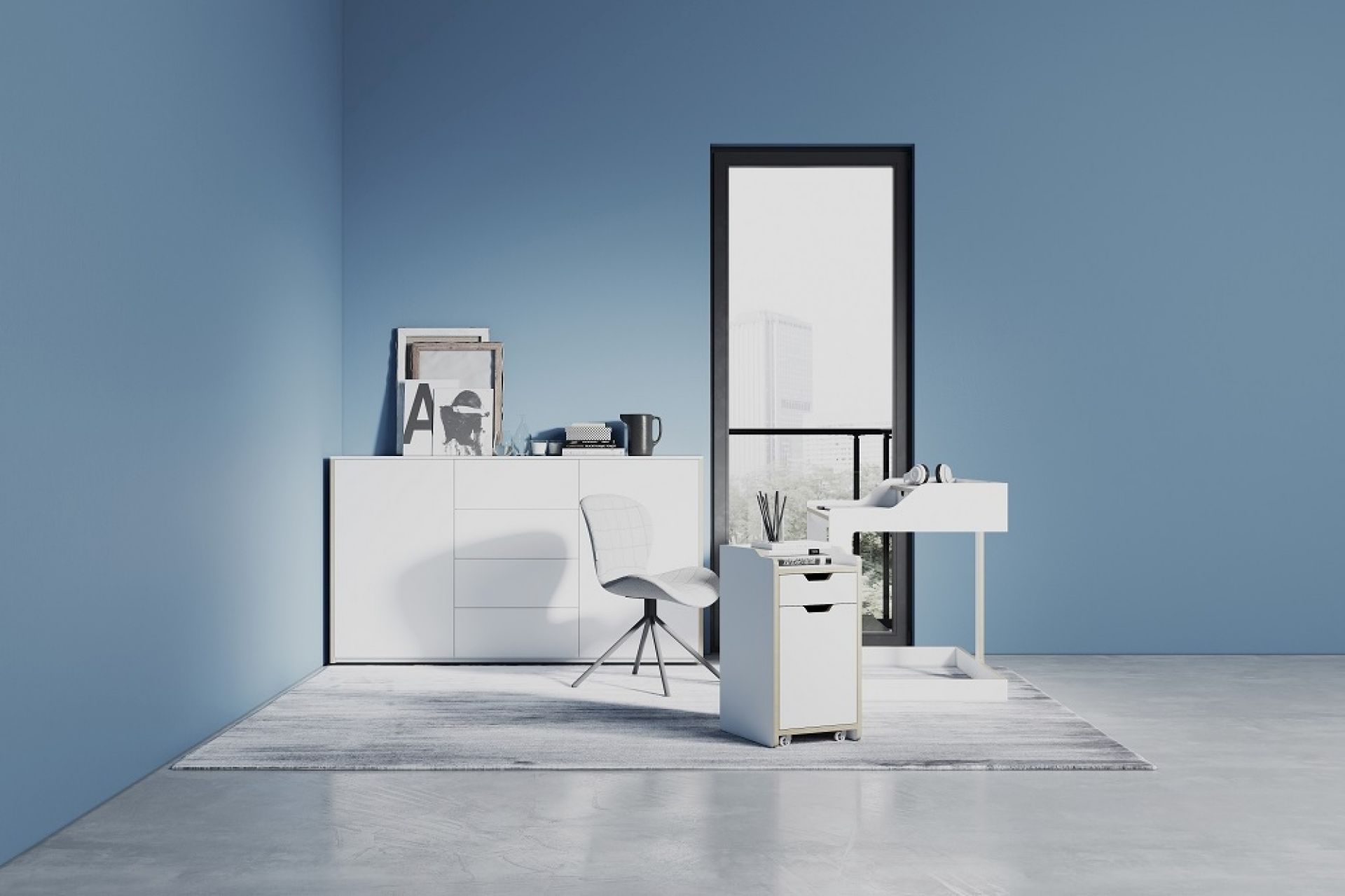 Modular Plus Sideboard avec 2 portes et 4 tiroirs Müller Möbelwerkstätten