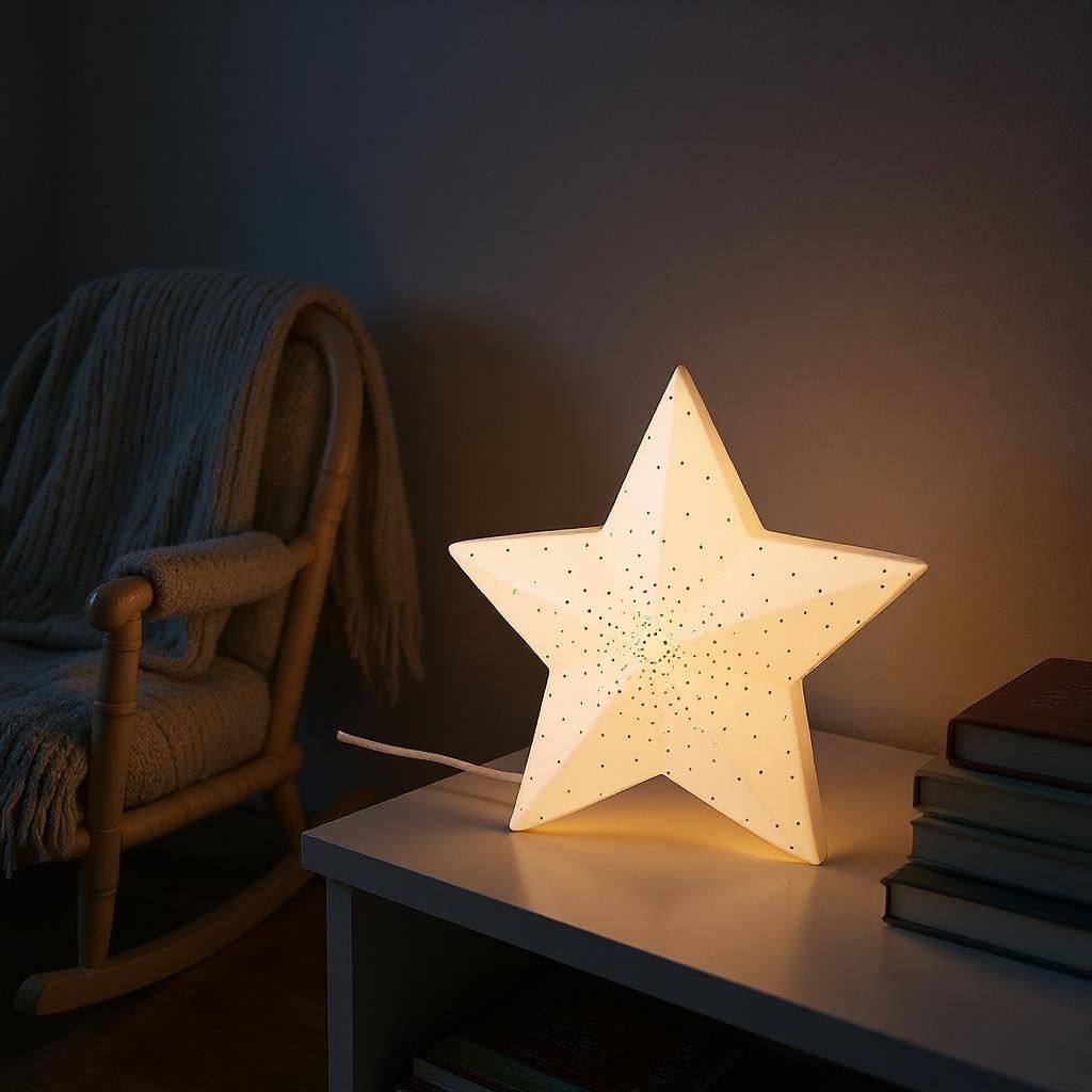 Lampe étoile roues