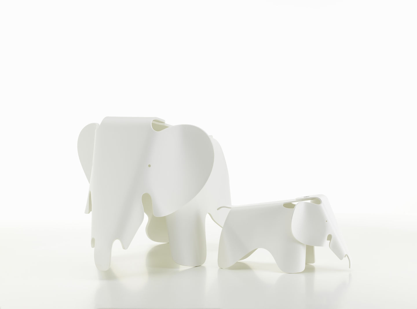 Eames Elephant Small petit RE Vitra blanc