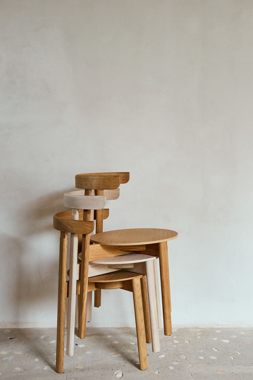 Chaise Lunar chêne Form & Refine