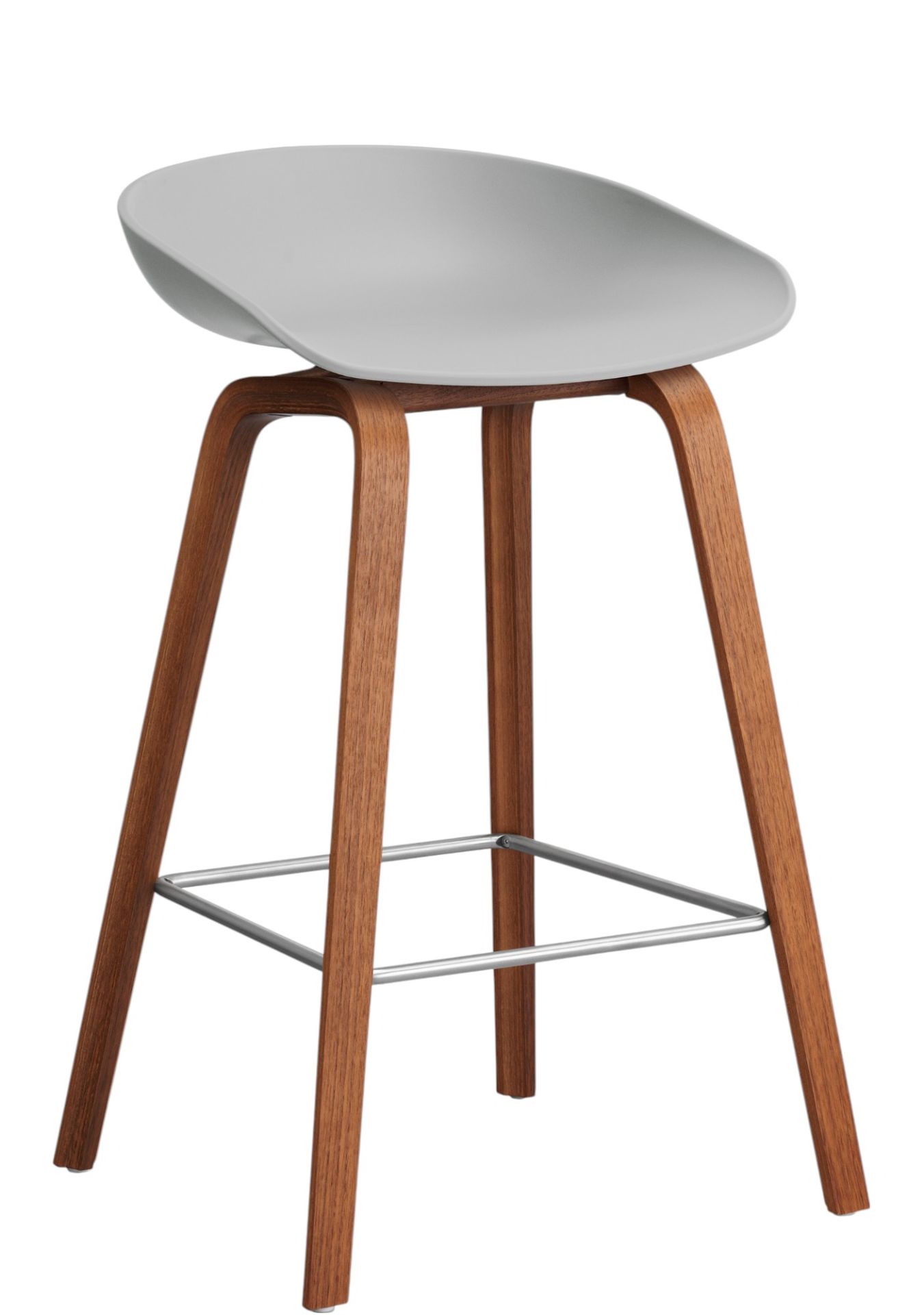 About a Stool AAS32 / AAS 32 Tabouret de bar bas NOISET FOURRÉ / CONCRETE GREY Hay OFFRE SPECIALE
