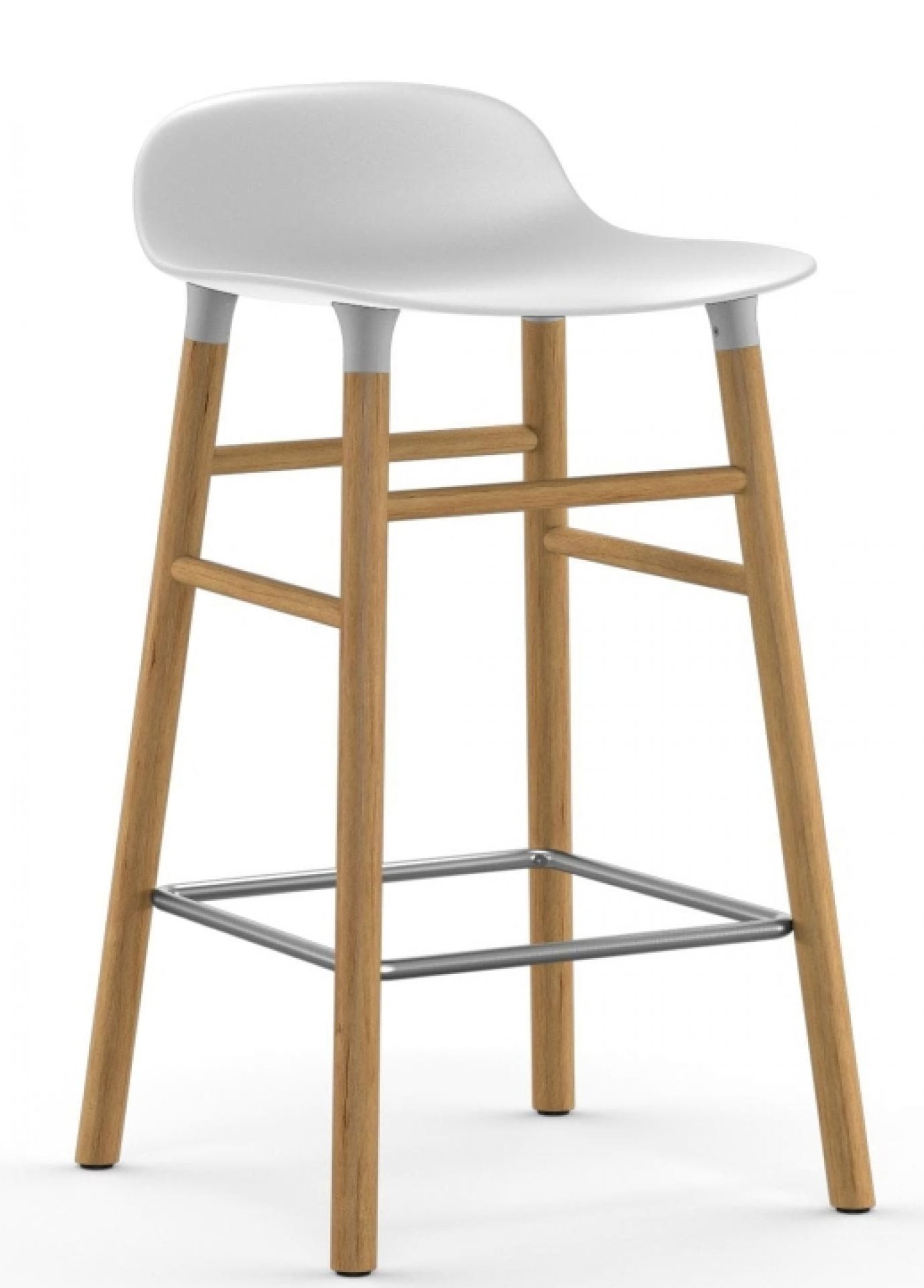 Form Barstool tabouret de bar H 65 cm Bois Normann Copenhagen
