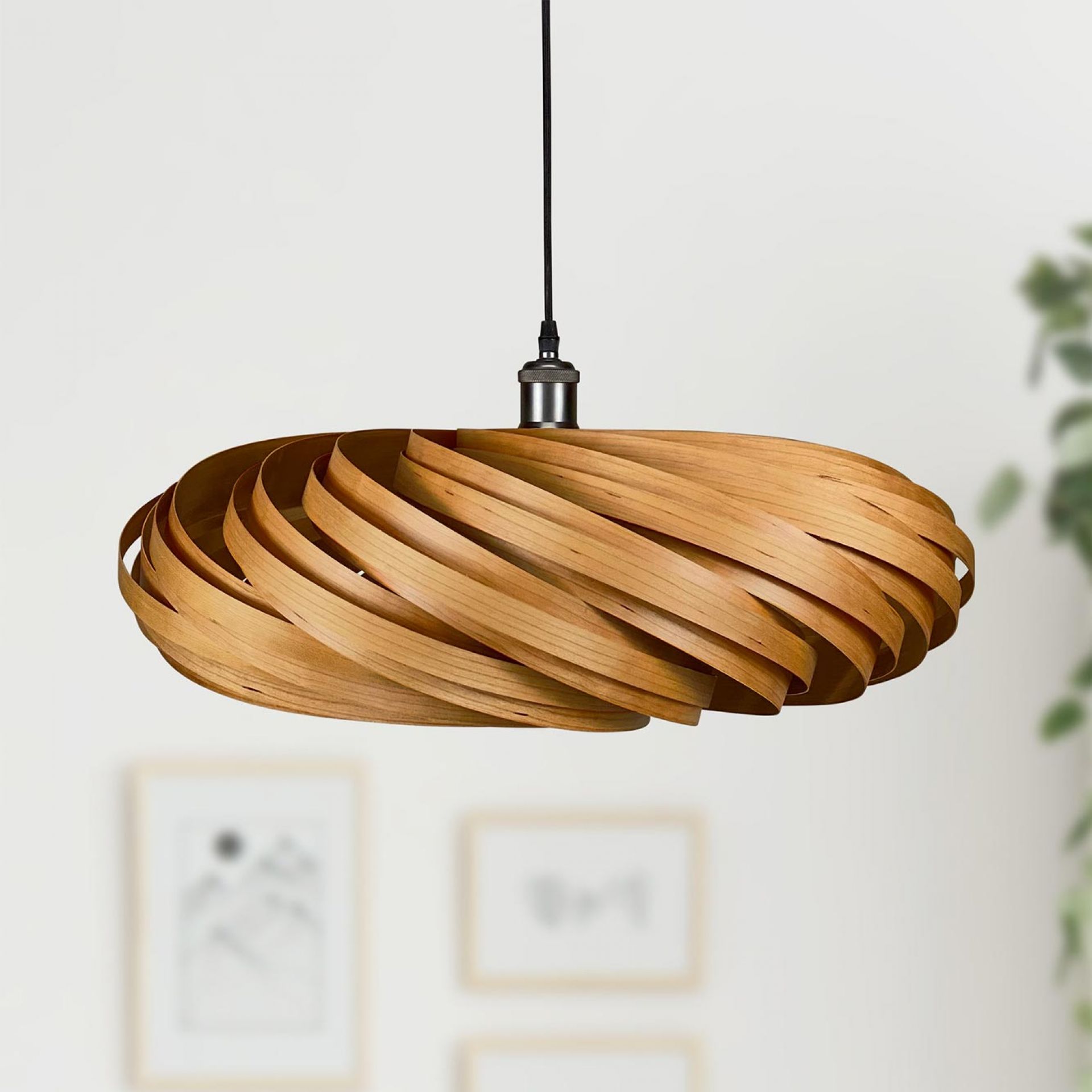Veneria Lampe à suspendre Ø60 cm Cerisier Gofurnit