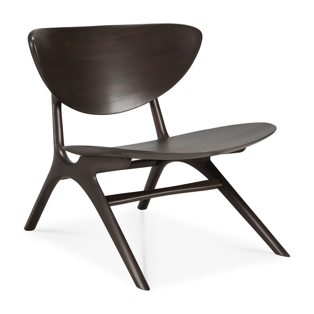 Eye Fauteuil lounge acajou laqué Ethnicraft