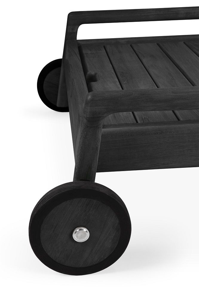 Jack Outdoor Adjustable Lounger Teak noir Ethnicraft