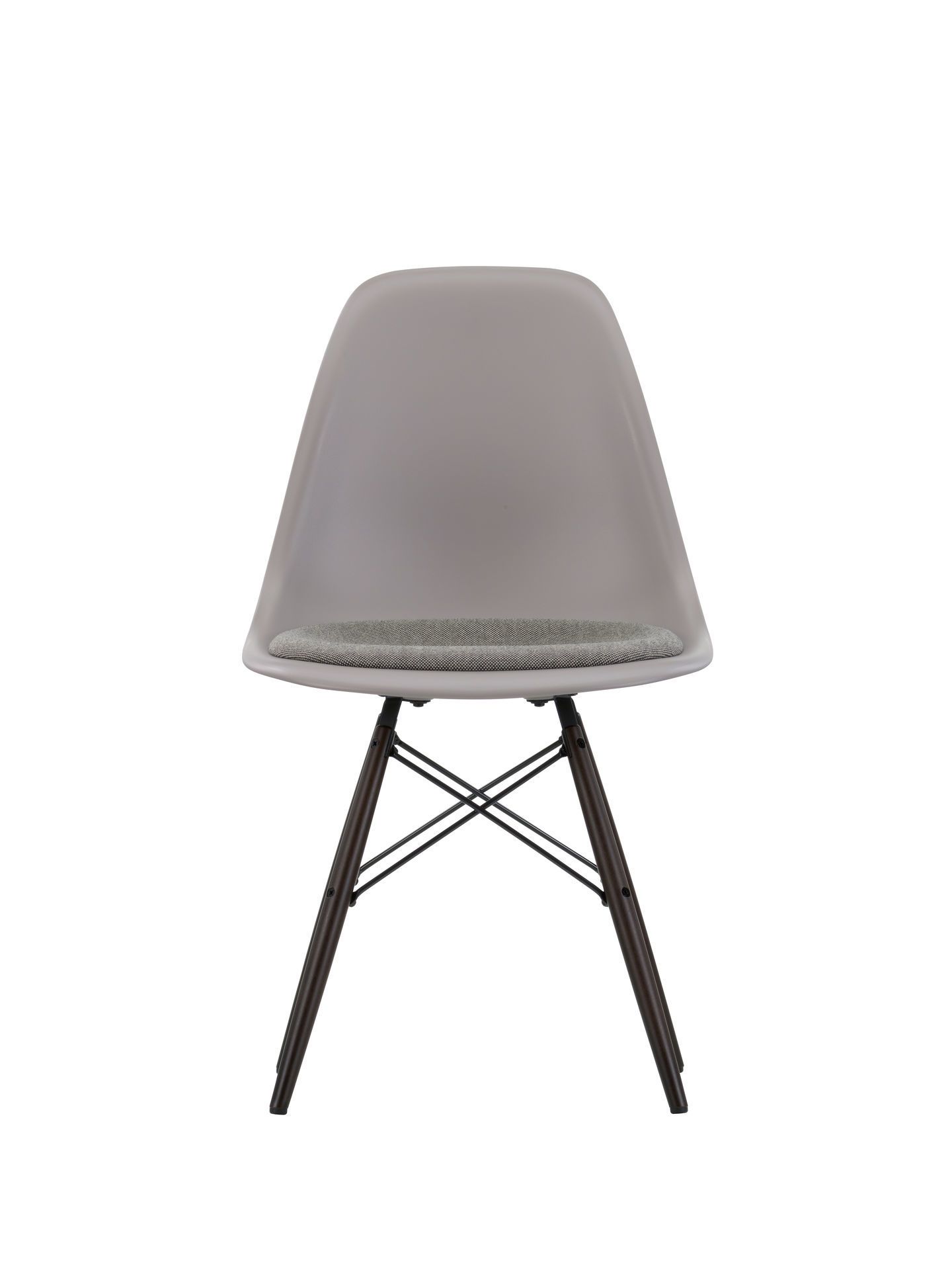 Eames Plastic Side Chair DSW chaise avec coussin d'assise Vitra