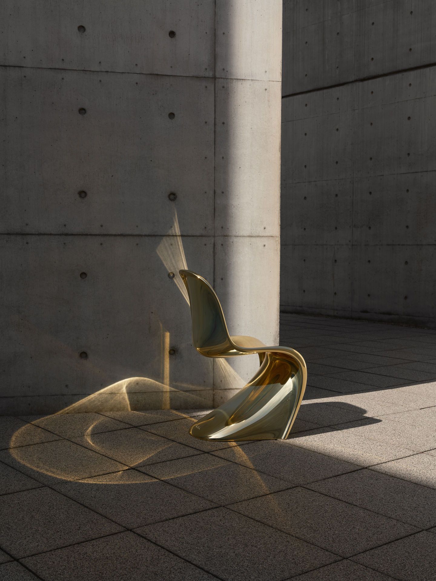 Panton Gold Chair Chaise LIMITED EDITION Vitra