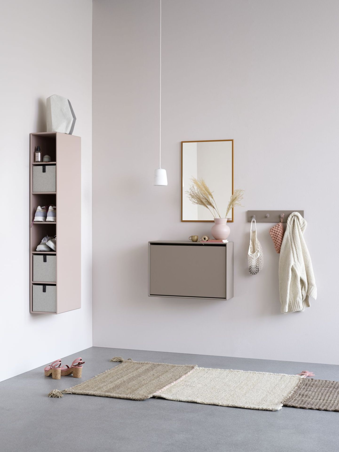 Hide Armoire à chaussures Oat Montana QUICK SHIP