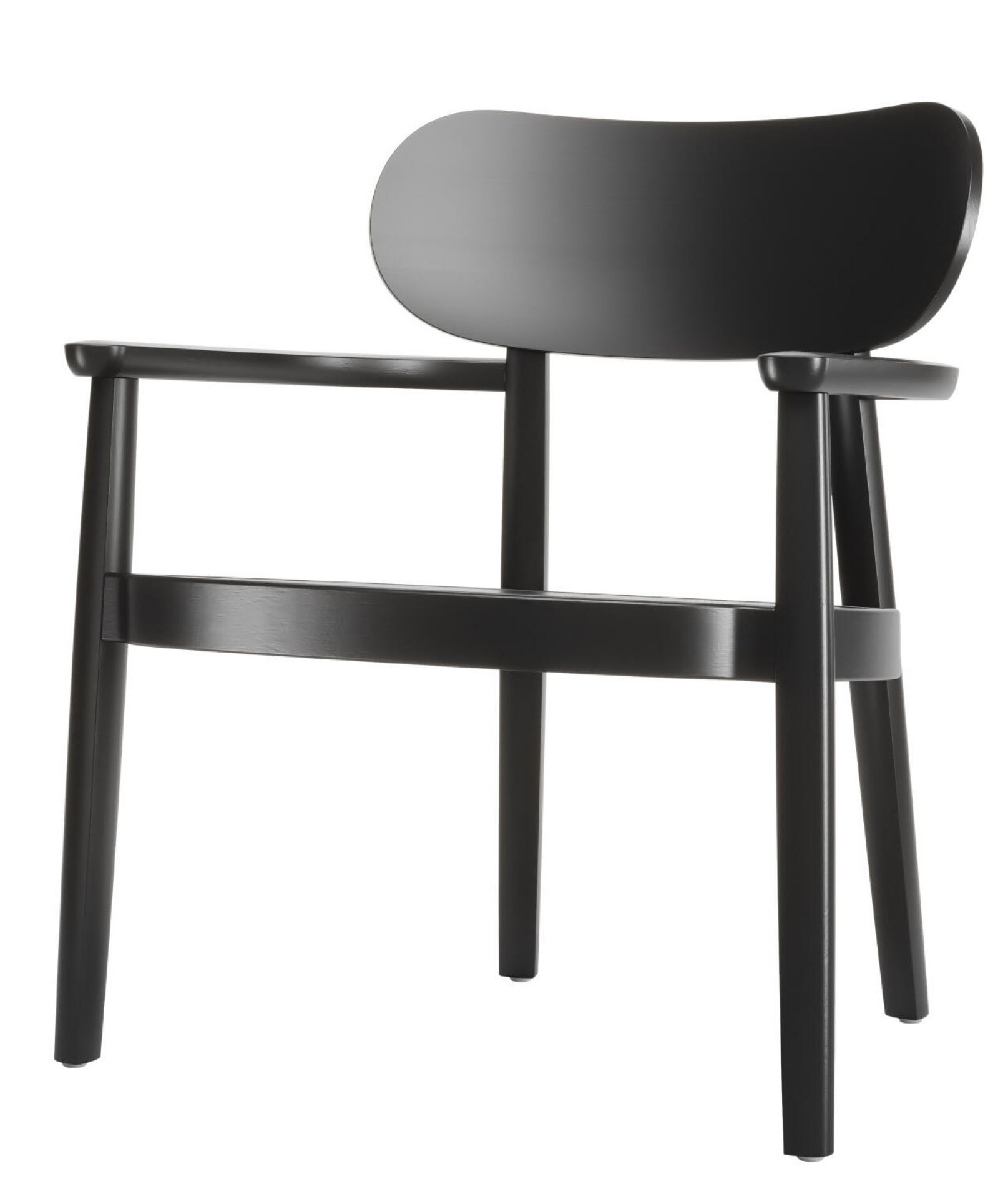 Fauteuil en bois avec accoudoirs 119 MF Thonet 