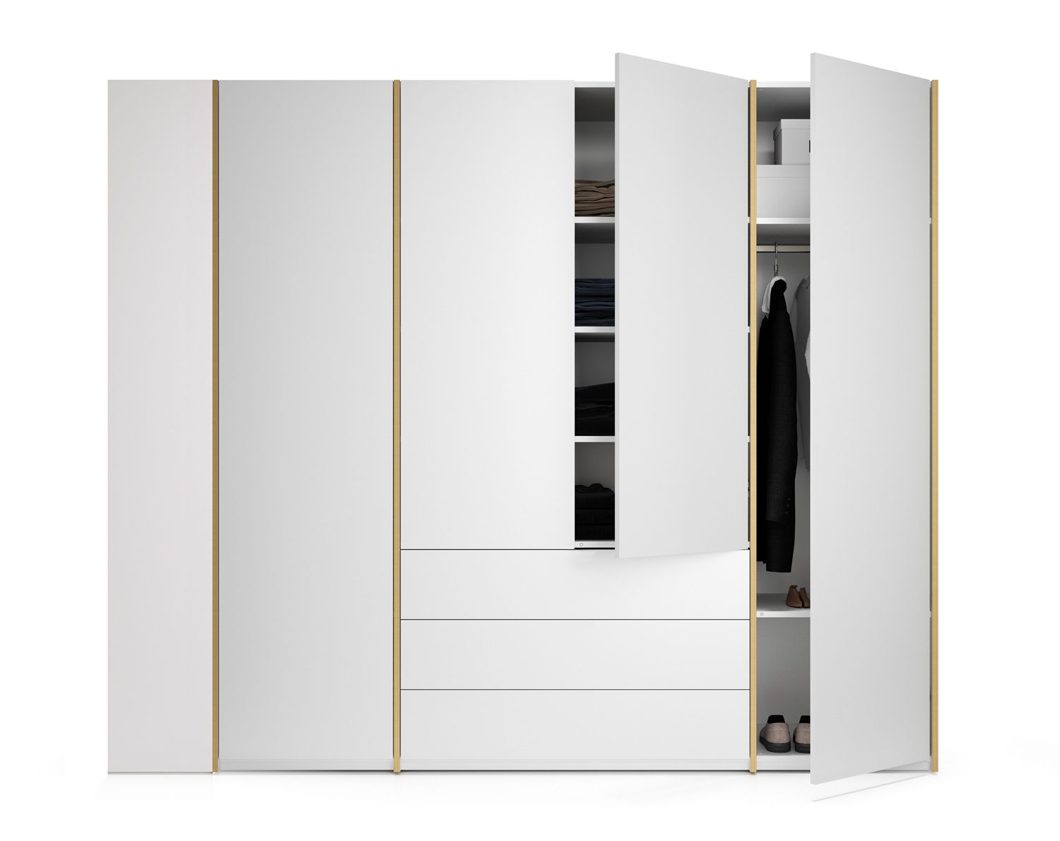 MODULAR PLUS Armoire Étagère supplémentaire Gauche Müller Möbelwerkstätten