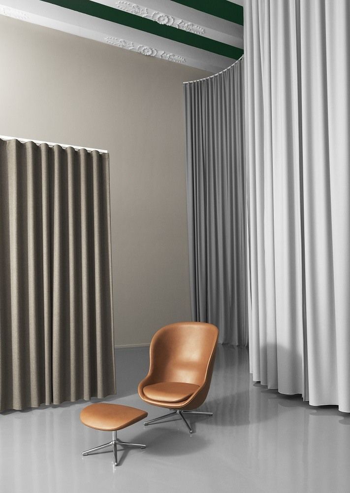 Hyg Lounge Chair High Swivel Fauteuil Normann Copenhagen