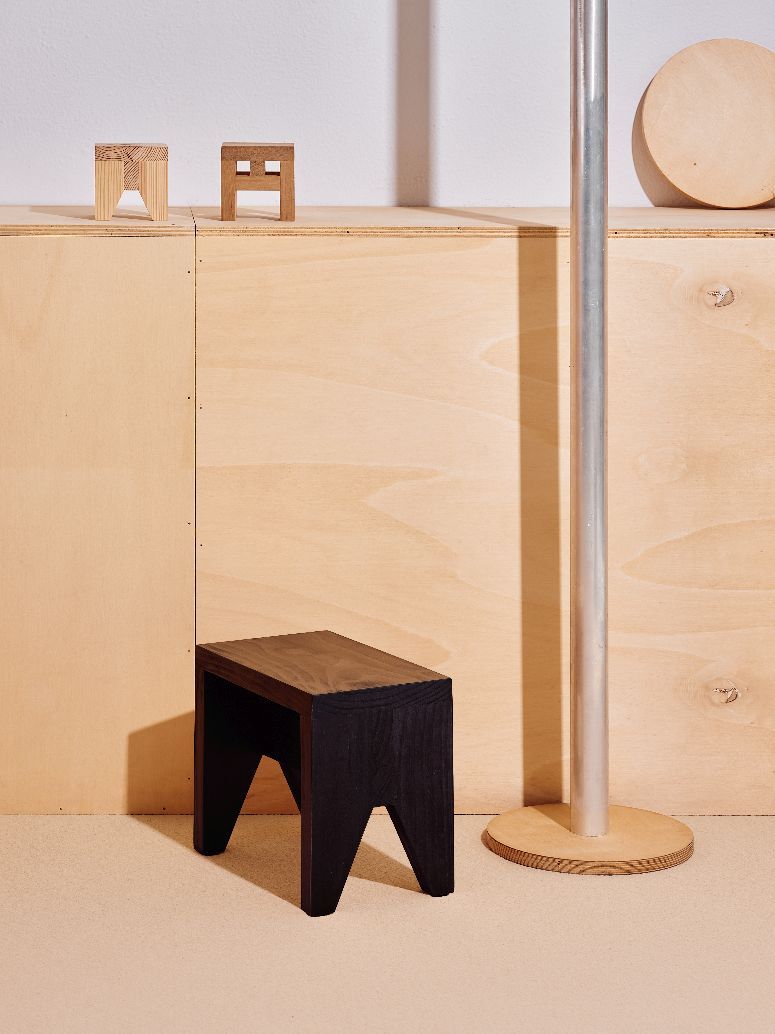 Manolito Stool Short Small Tabouret Hay