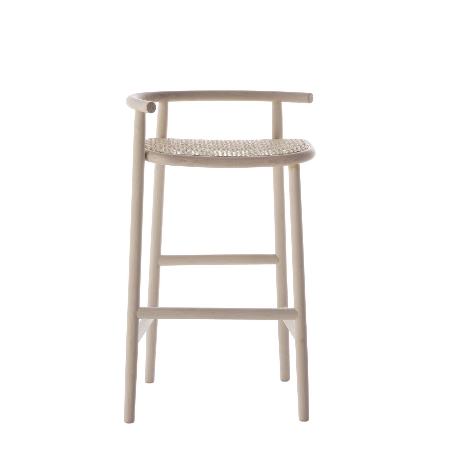 Single Curve Tabouret de bar Siège tressé Wiener GTV Design