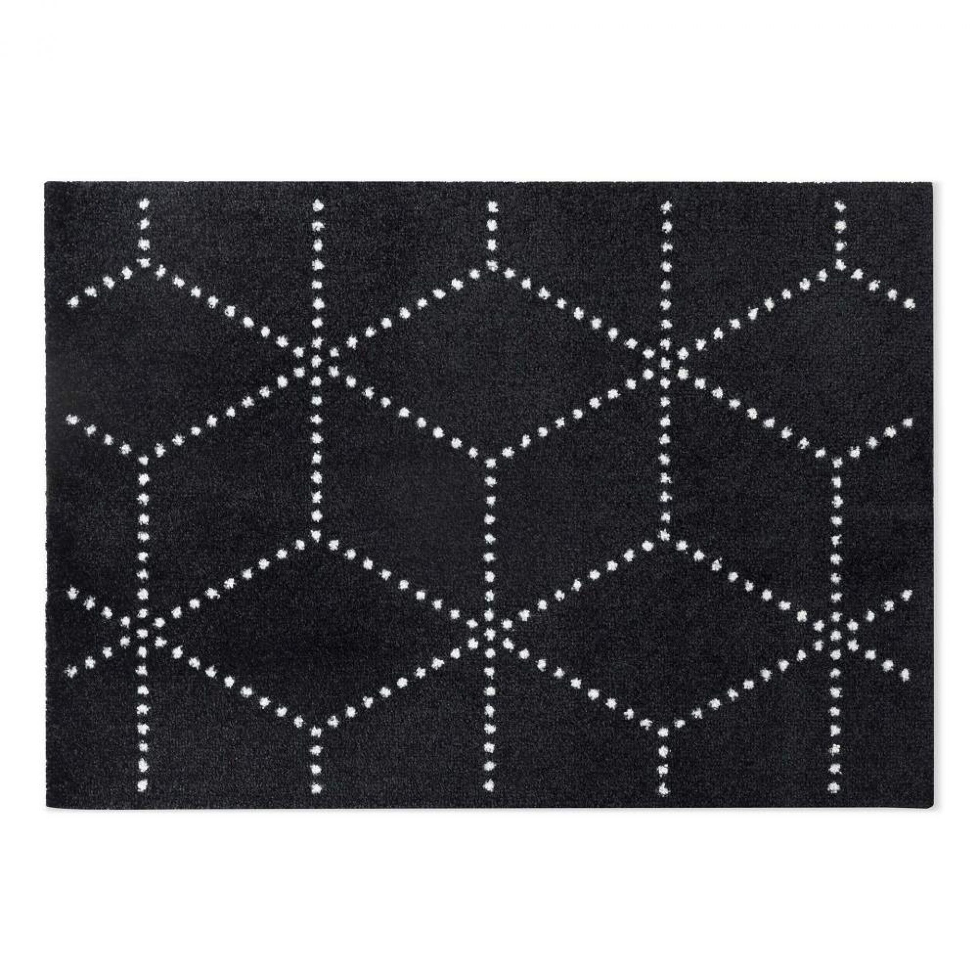 Paillasson Hagl Intérieur / Extérieur 60x85 cm / NOIR Heymat OFFRE SPECIALE