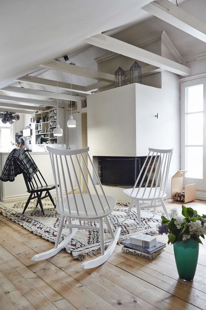 Mademoiselle fauteuil à bascule Artek