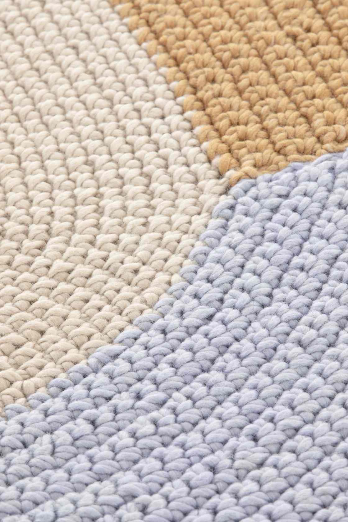 Tapis The Crochet Collection Embroidery 180x100 cm Gan Beige