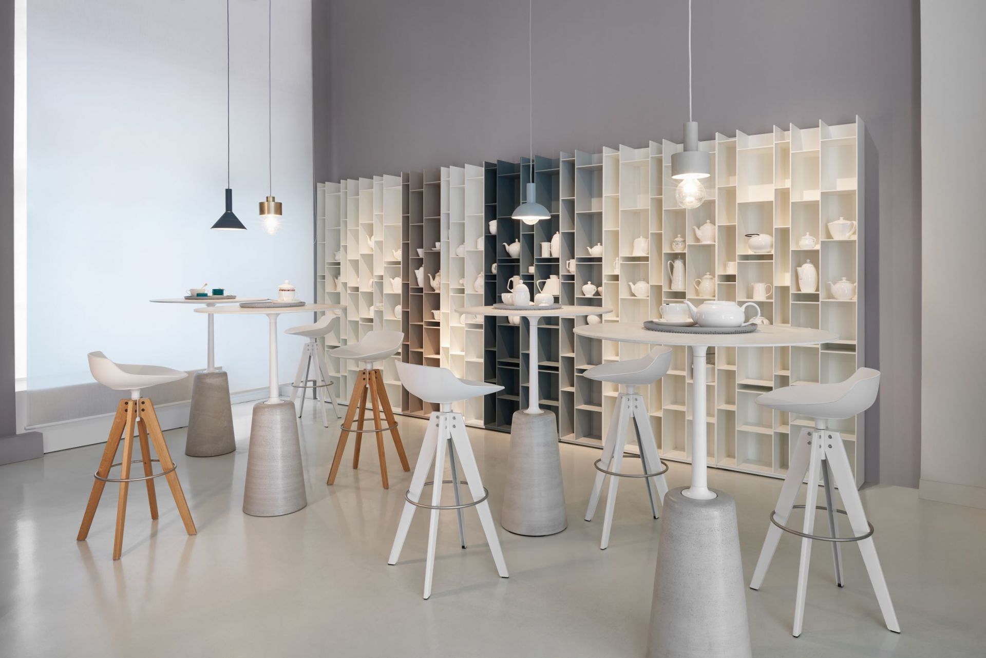 Rock Table Table haute béton MDF Italia