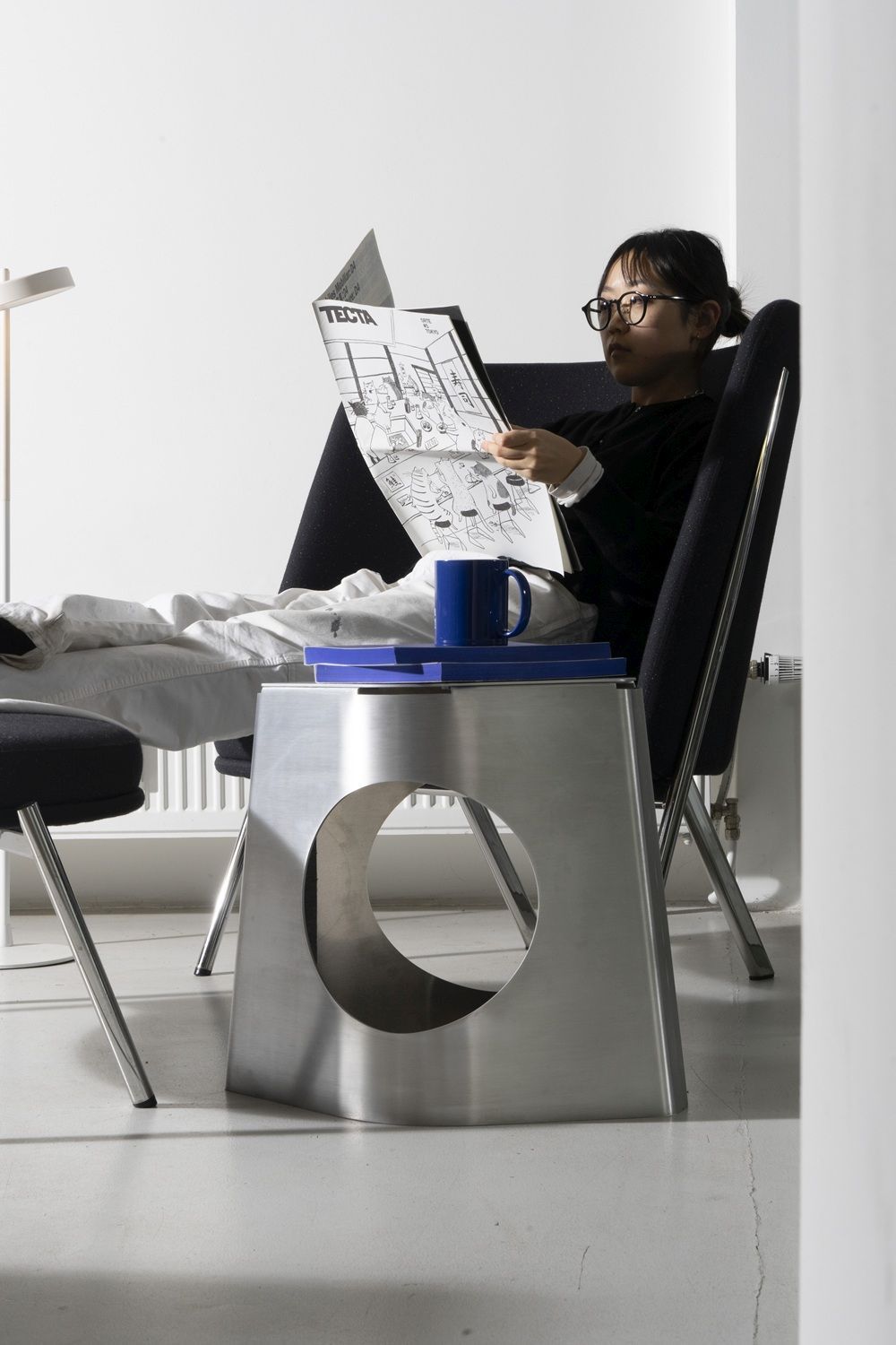 Prism Tabouret empilable / Table d'appoint Tecta