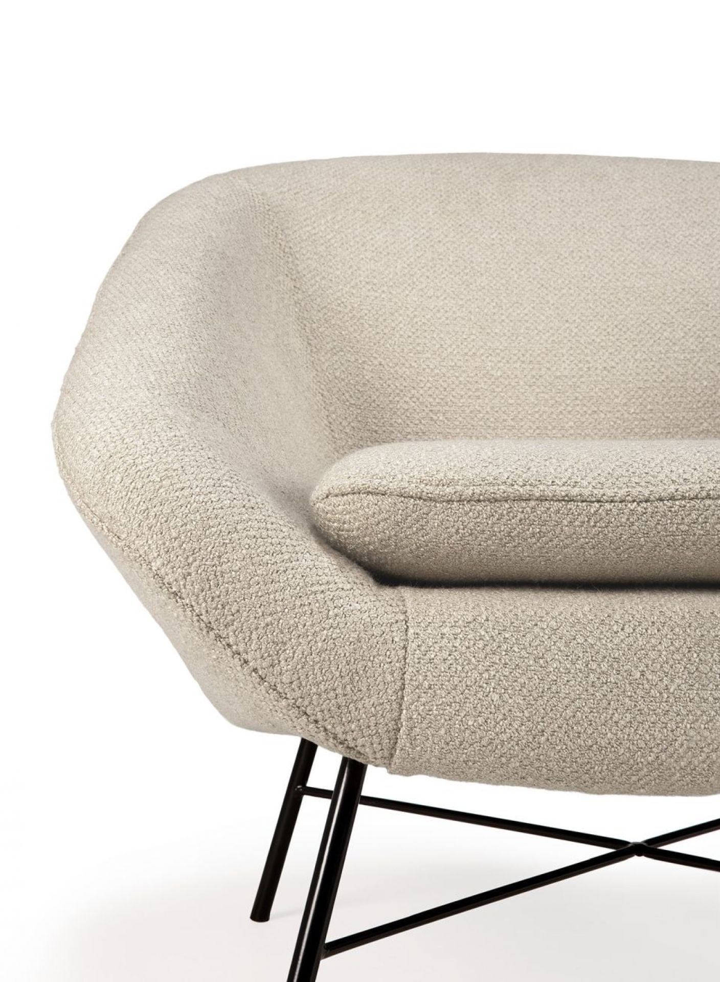 Barrow  Fauteuil Ethnicraft off white