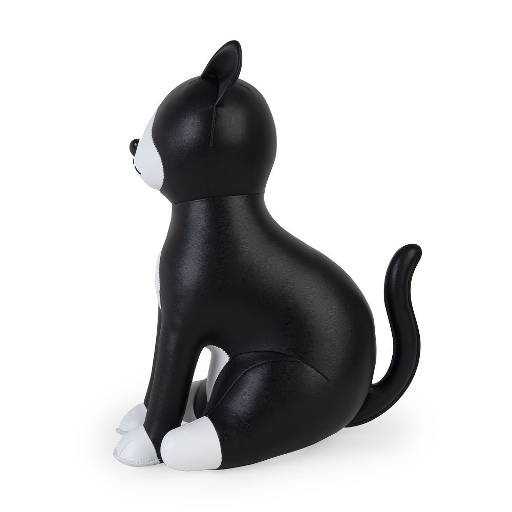 Tuxedo Chat Butoir de porte Noir/Blanc Züny