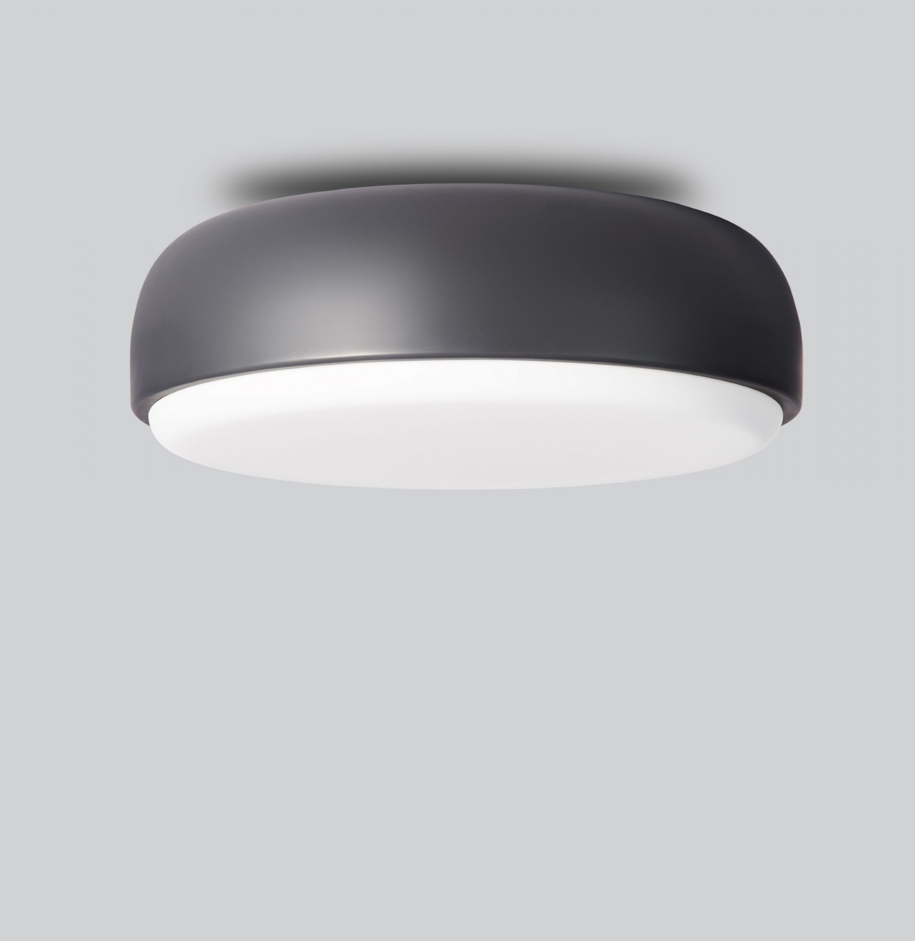 Over Me Applique et plafonnier Ø40 cm gris foncé Northern