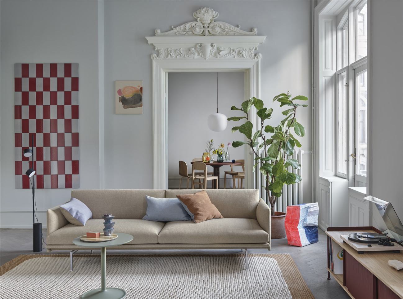 Post Floor Lamp Lampadaire Muuto