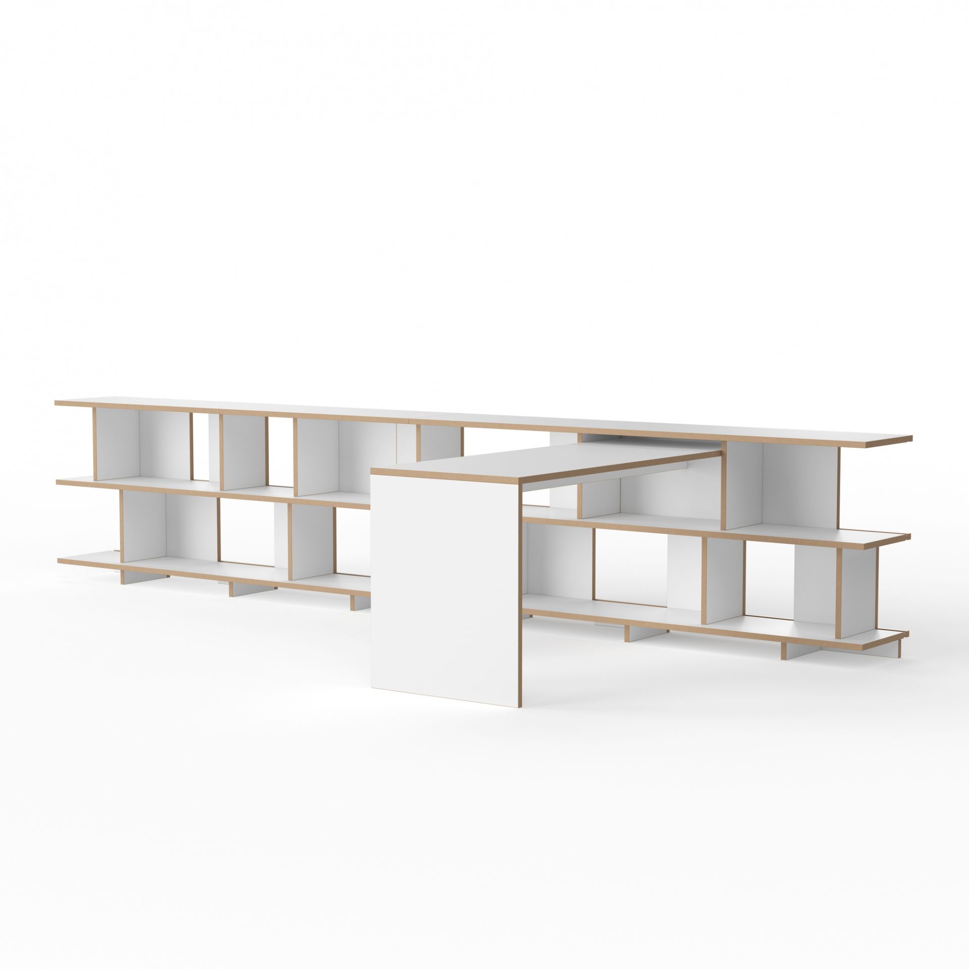Anstell table pour Stell étagère Tojo