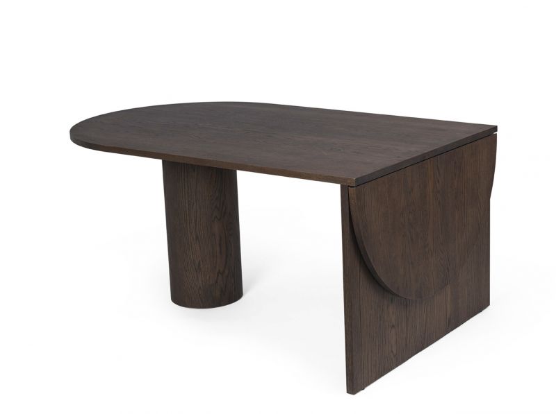 Pylo Table à manger chêne teinté foncé Ferm Living