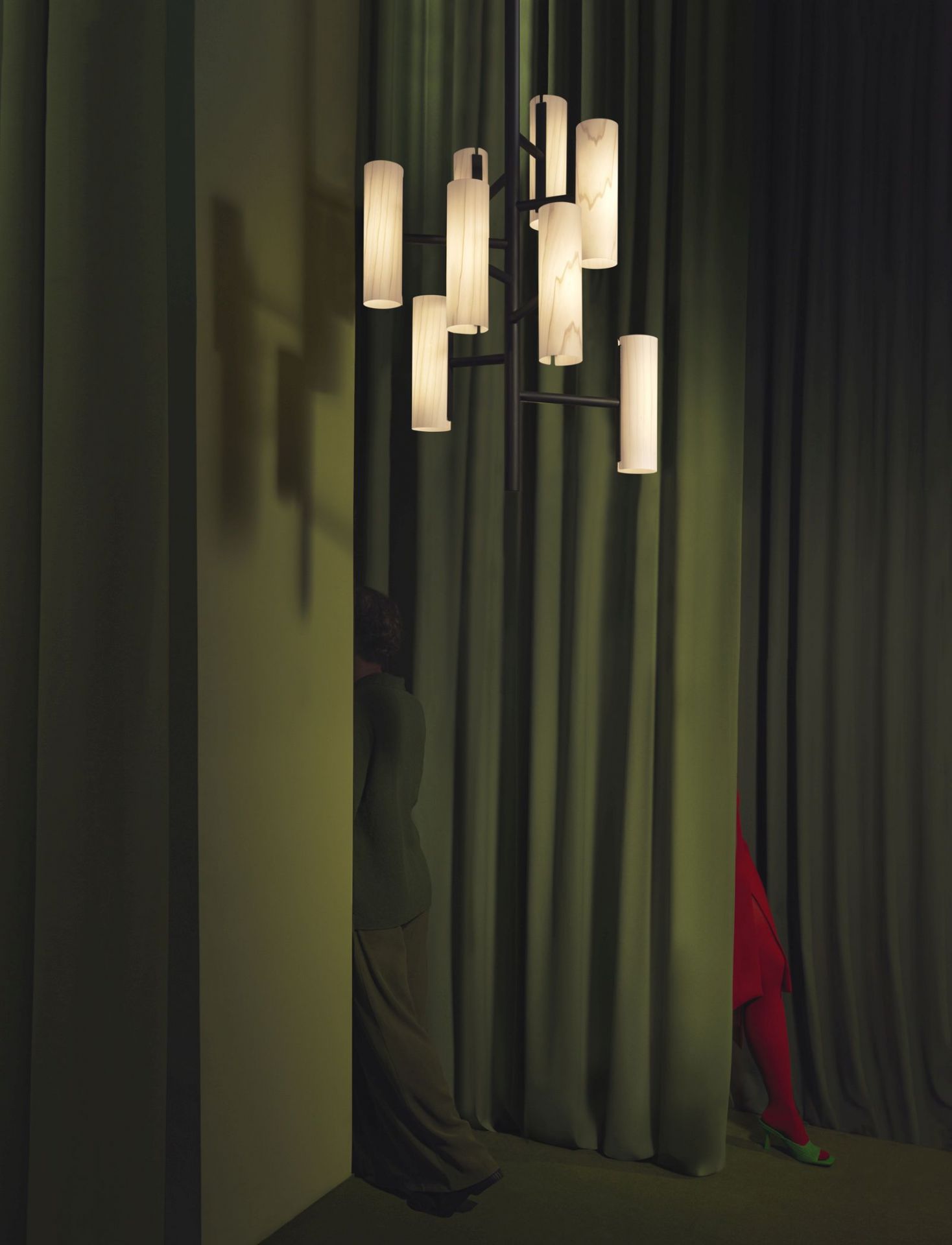 Black Note Chandelier LZF Lamps